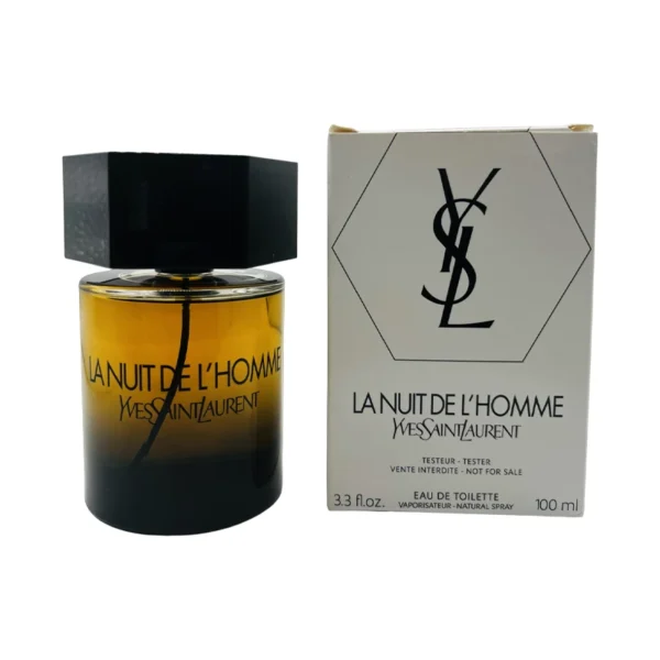 Yves Saint Laurent La Nuit De L Homme 100Ml 2016 Batch CollectibleTester (Unboxed) - Image 2